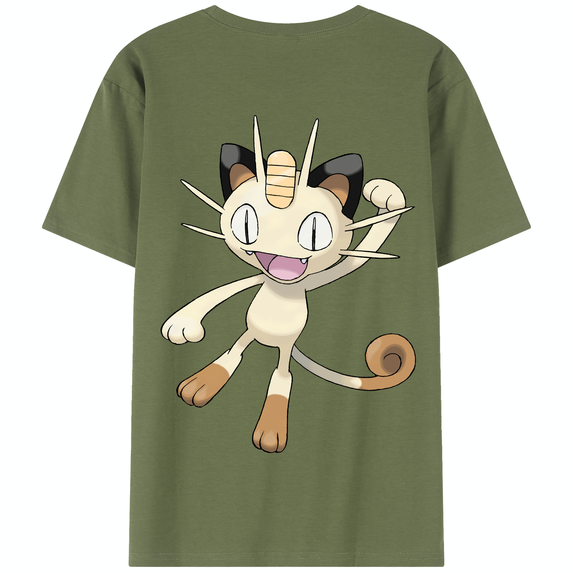 （画像用） ポケットモンスター Pokémon 綿100％半袖Tシャツ（背面プリント）